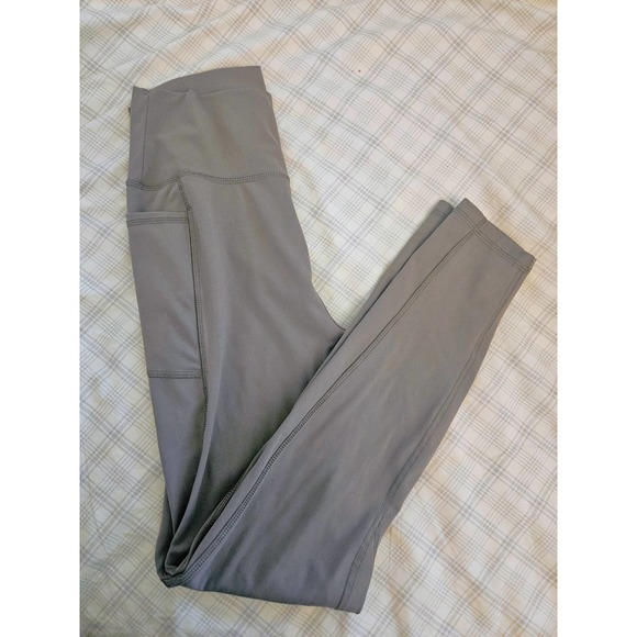 X By Gottex Grey Haley Compression Leggings with Pockets, Women's Medium - Picture 2 of 7